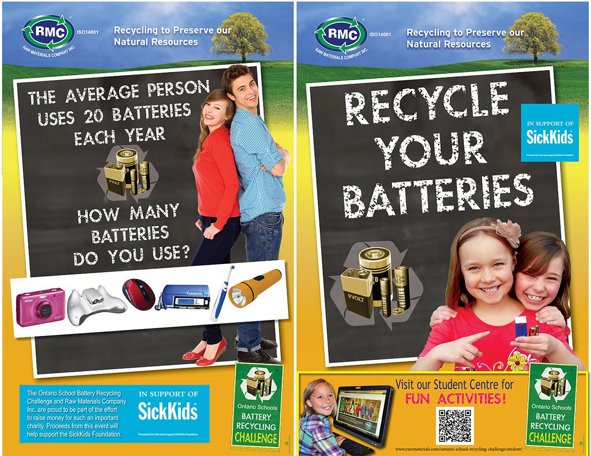 rawmaterialscom's tweet photo. Tip: Posters help keep battery recycling top of mind all year long. Hang them where people will notice them and see what happens! #OSBRC https://t.co/XQ0YVK4xSD