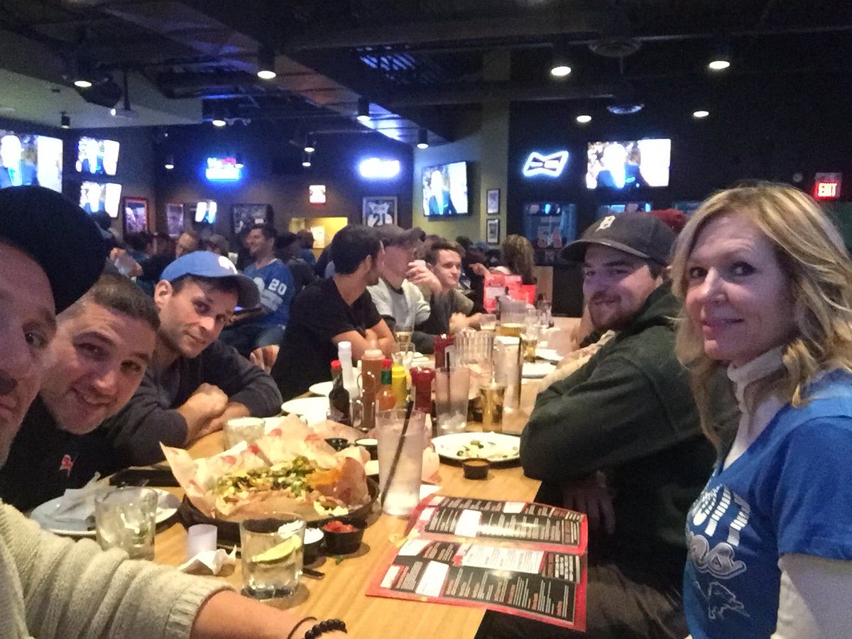 GreaterEssx's tweet photo. 13 year tradition of hanging with Greater Essex Electrical employees watching thanksgiving day football!! https://t.co/OqPwWeqM1D