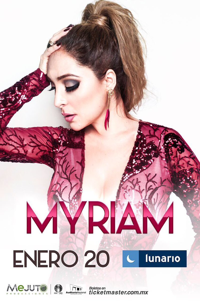 megapopmx's tweet photo. MEGAPOP...TE ACTUALIZA...#Entérate regresa @MyriamMonteCruz en concierto a CDMX 20/01/2018. https://t.co/sxPr2tD0Gb