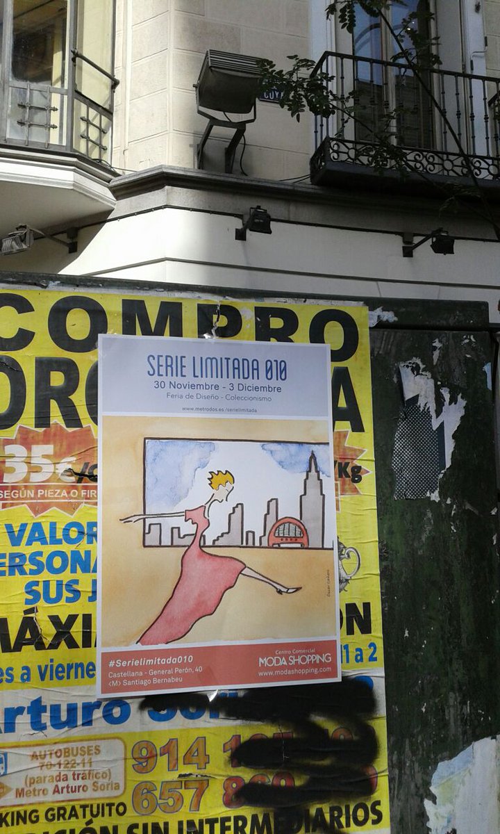 Serielimitada01's tweet photo. Empieza la campaña de publicidad de #serielimitada010 con #diseño y #coleccionismo en #Madrid #modashopping #azca #exito en la 2a edición  (30/11 al 03/12) https://t.co/OfRBLdQoJc