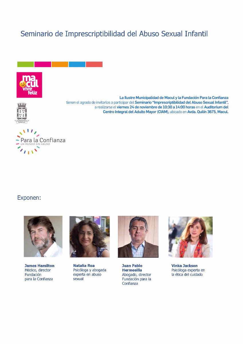 JosAndrsMurillo's tweet photo. Mañana debatiremos sobre prescripción de delitos de abuso sexual infantil. Están invitados. Me ayudan a difundir porfa? https://t.co/pr1ODrqwNn