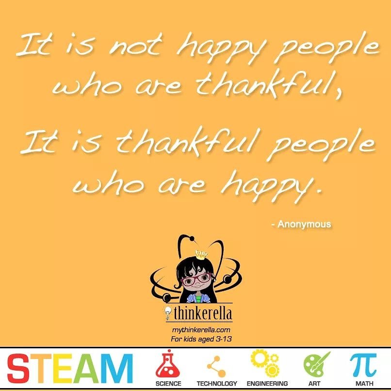 From everyone at Thinkerella, we wish you and your's a peaceful, happy Thanksgiving filled with all that is good! 

Thank you for your support over the years. We couldn't do it without you.

We 💚 you all!