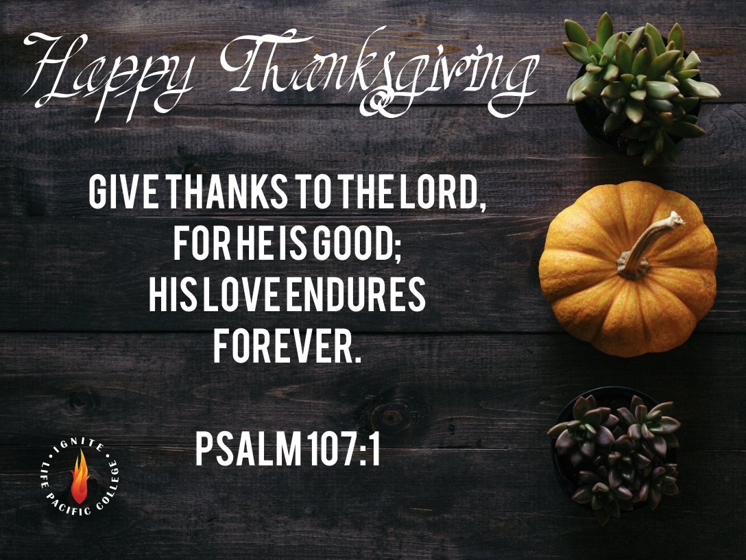 LPUVirginia's tweet photo. Happy Thanksgiving from the staff, faculty, and students of Ignite. We wish you a blessed day as you celebrate with family and friends. #HappyThanksgiving2017 https://t.co/QLNi0p5B3h