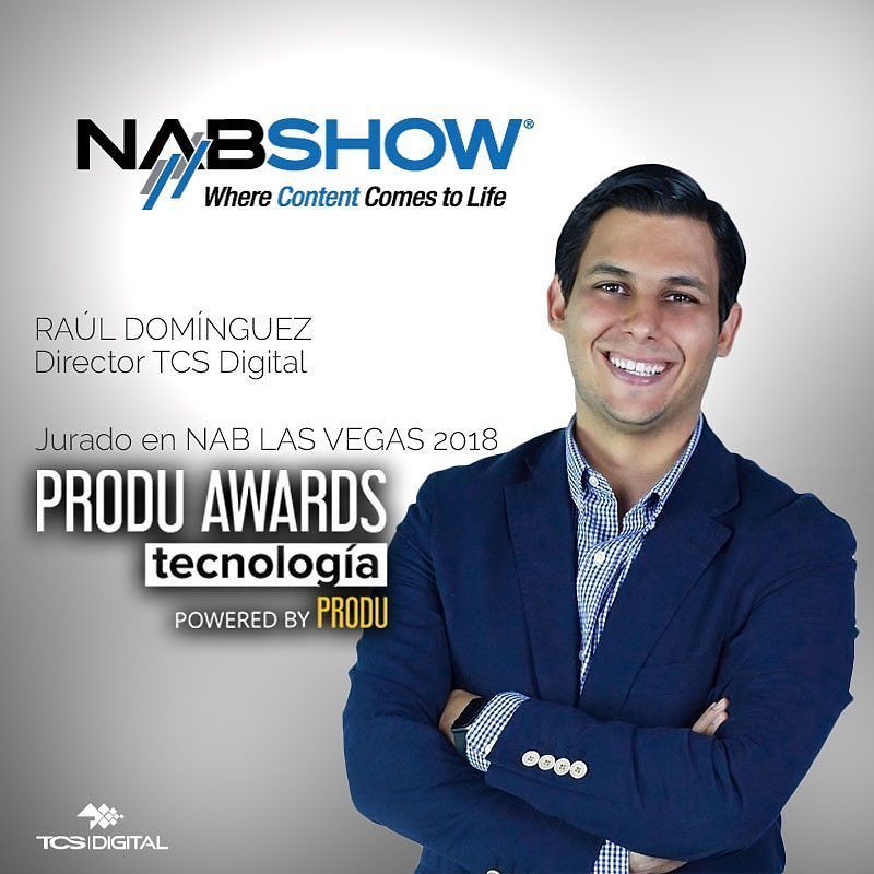 RaulDominguezTV's tweet photo. Gracias a la revista @produnews_ por seleccionarme otro año mas como jurado para los #produawards en el @nabshow en #LasVegas . #futuretelevision #vlixers #tcsdigital #TcsGo #executiveproducer #judge #awards #tecnology https://t.co/SZrLOwoDHR