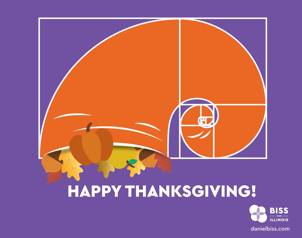 DanielBiss's tweet photo. Did you know the numbers of today's date (11/23) are the first 4 numbers of the #Fibonacci sequence? But beyond a fun math fact, today is for spending time with the people you love and giving thanks. Happy #Thanksgiving! https://t.co/wtrsaNO5id