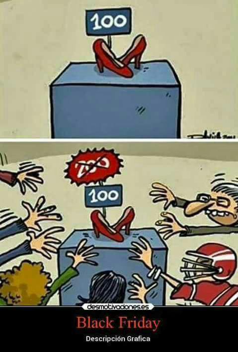 #BlackFriday 
Descripción gráfica: