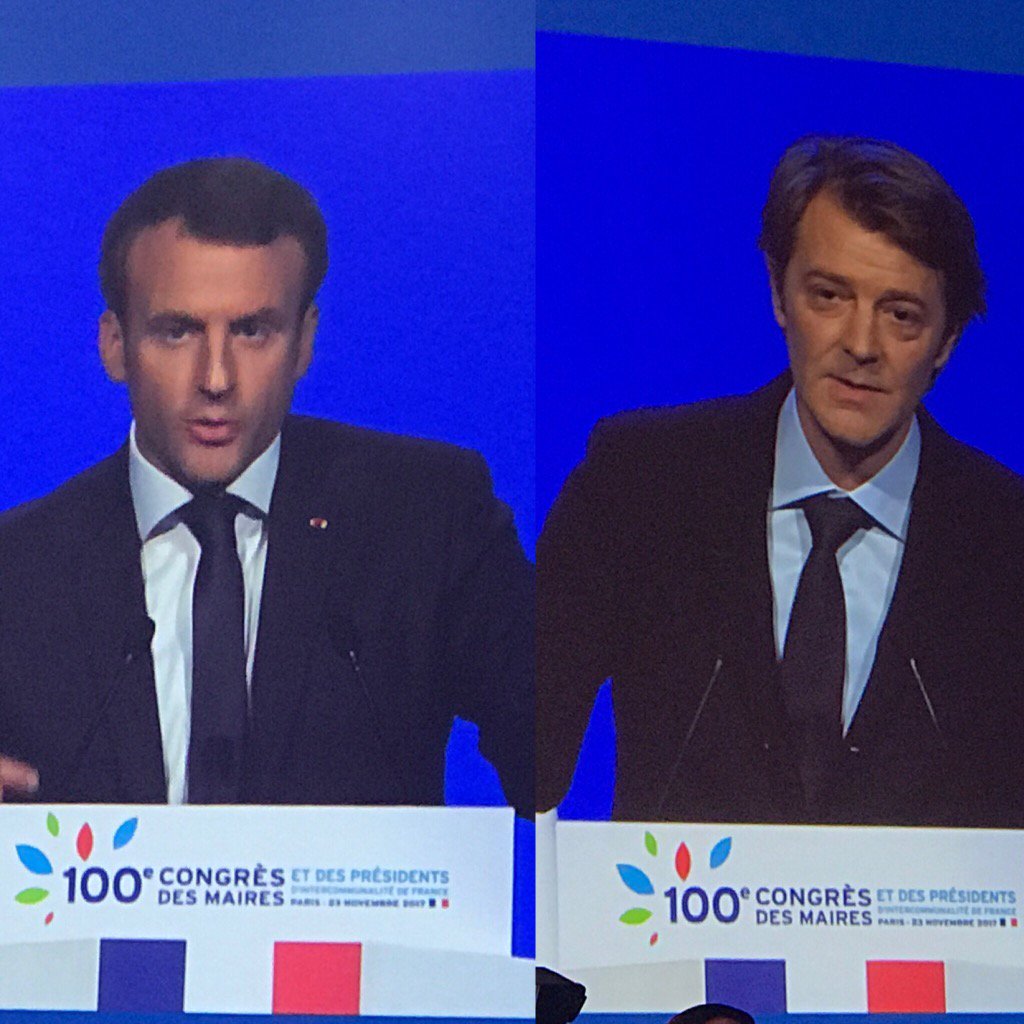 fadidahdouh's tweet photo. Mon grand regret! Le duel @EmmanuelMacron / @francoisbaroin en 2017 ... #AMF2017 #CongresdesMaires #CongresAMF https://t.co/UROQ3YxxnV
