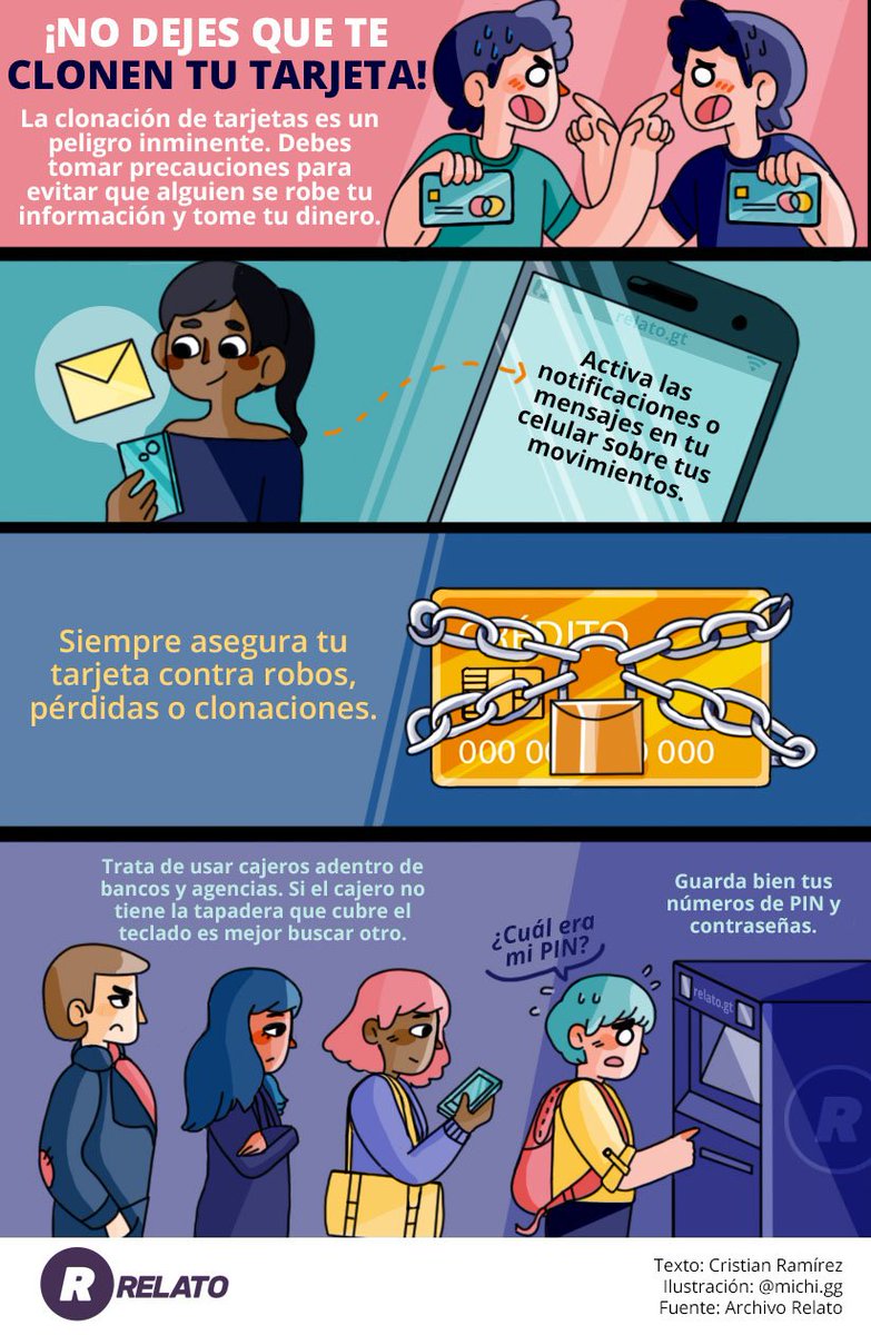 relato_gt's tweet photo. El #relatoon de @crisragui te ayuda a evitar un gran robo con tus #tarjetas. RT si te ha pasado. https://t.co/zs5ZqIG8nL