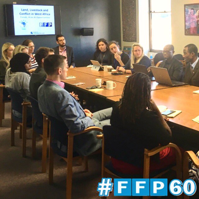 fundforpeace's tweet photo. Join us in celebrating our #FFP60 anniversary and our work in bringing together diverse stakeholders to discuss and find solutions to security and human rights challenges. https://t.co/0GFYAPMlxw https://t.co/fdd7H6xPlT