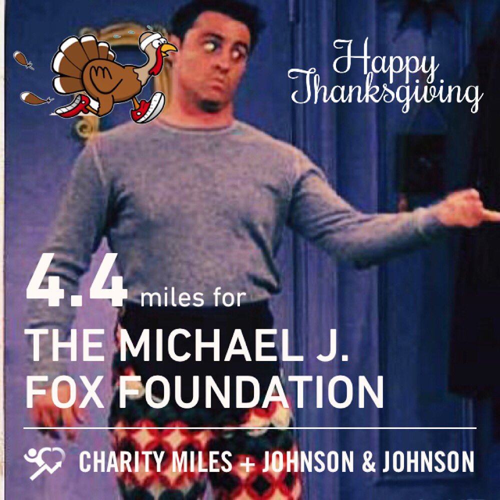 Pints4PDOrlando's tweet photo. 4.4 @charitymiles for @michaeljfoxorg before we put on our #thanksgivingpants and start our marathon of all the Friends #Thanksgiving episodes.     
#goteamfox #friendsgiving  #run #turkeytrot #tvmarathon #friendsmarathon #friends  #run407 #runorlando #runamongus #wewereonabreak https://t.co/FqimM4hn8Z