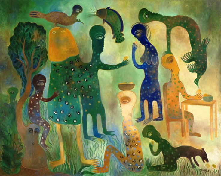 FARBERCUBANART's tweet photo. HAPPY THANKSGIVING to our US friends! We celebrate with a work from the collection: "Nuestro pan/Our Bread," 2007, by MANUEL MENDIVE. https://t.co/BB8ryksQOp