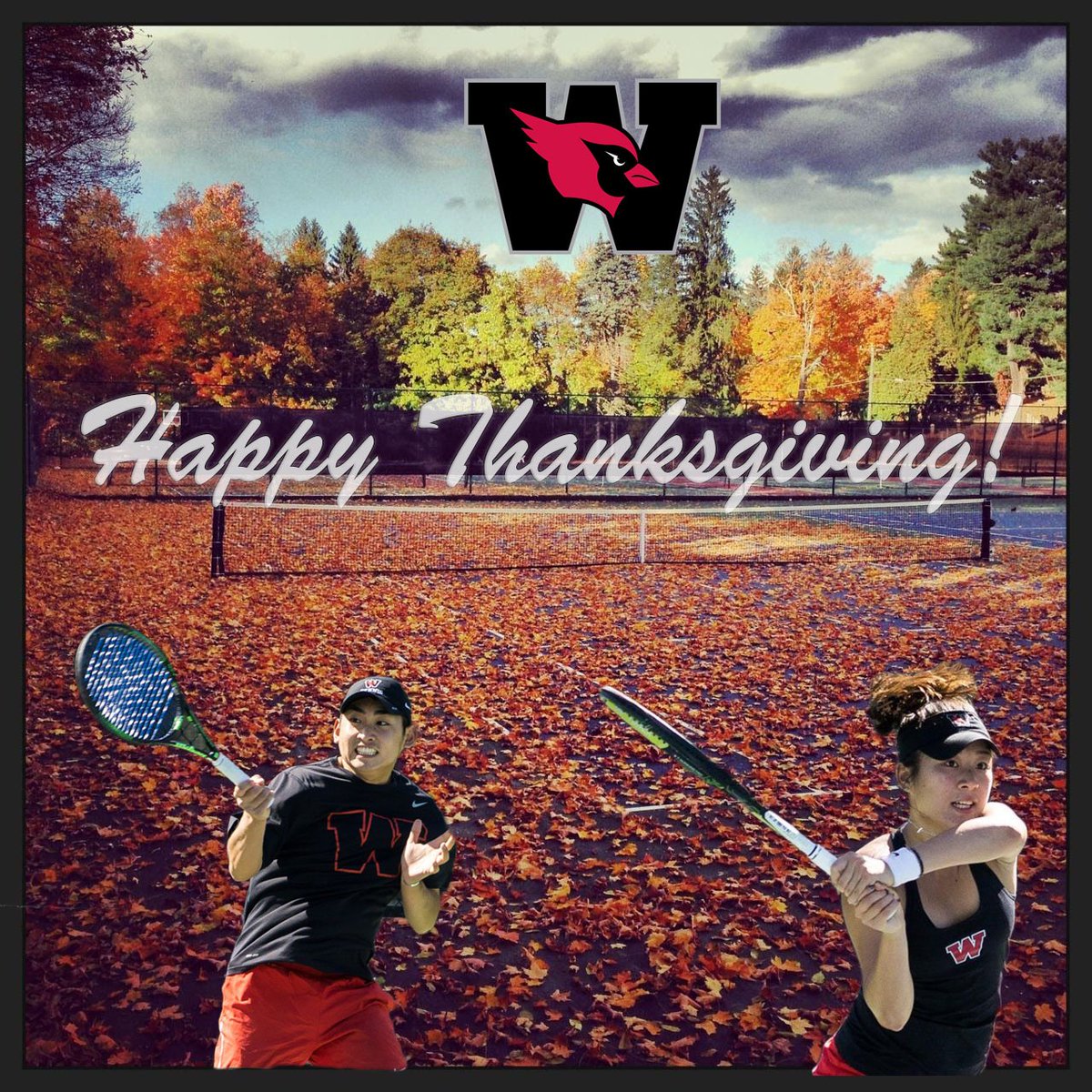 Happy Thanksgiving from Wesleyan Tennis!