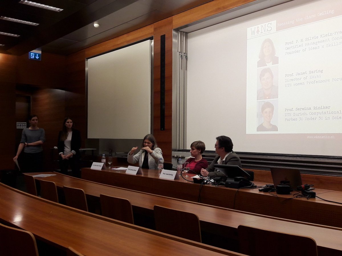 WiNS_ETH's tweet photo. The career wins event is happening now! #womeninscience #ETH #WiNS https://t.co/VfwJ5qpB5I