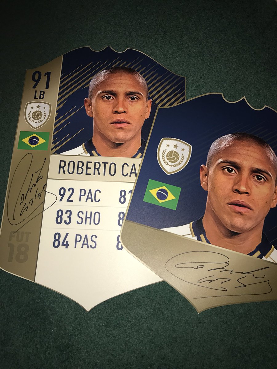 bateson87's tweet photo. RT/Follow myself and @electronicarts to be in with a chance of winning a signed prime icon item of Roberto Carlos! https://t.co/MY4BNOkypW