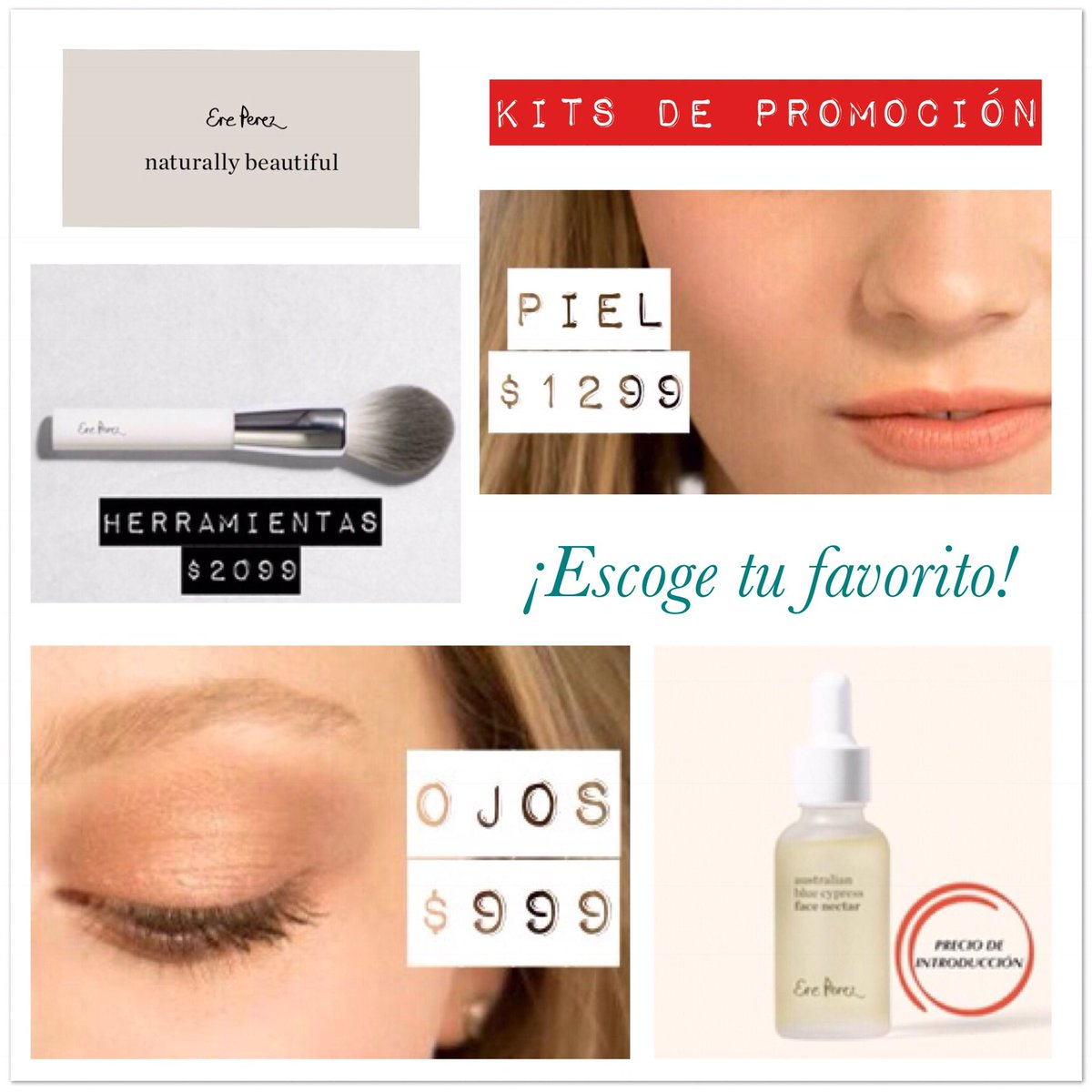 ereperezventas's tweet photo. ¿QUIÉN QUIERE UN KIT DE ERE PEREZ LLENO DE NOVEDADES? 

Déjanos tu correo o escríbenos a ereperezventasyconsultoria@gmail.com

#ereperez https://t.co/j4YpyOJT2k