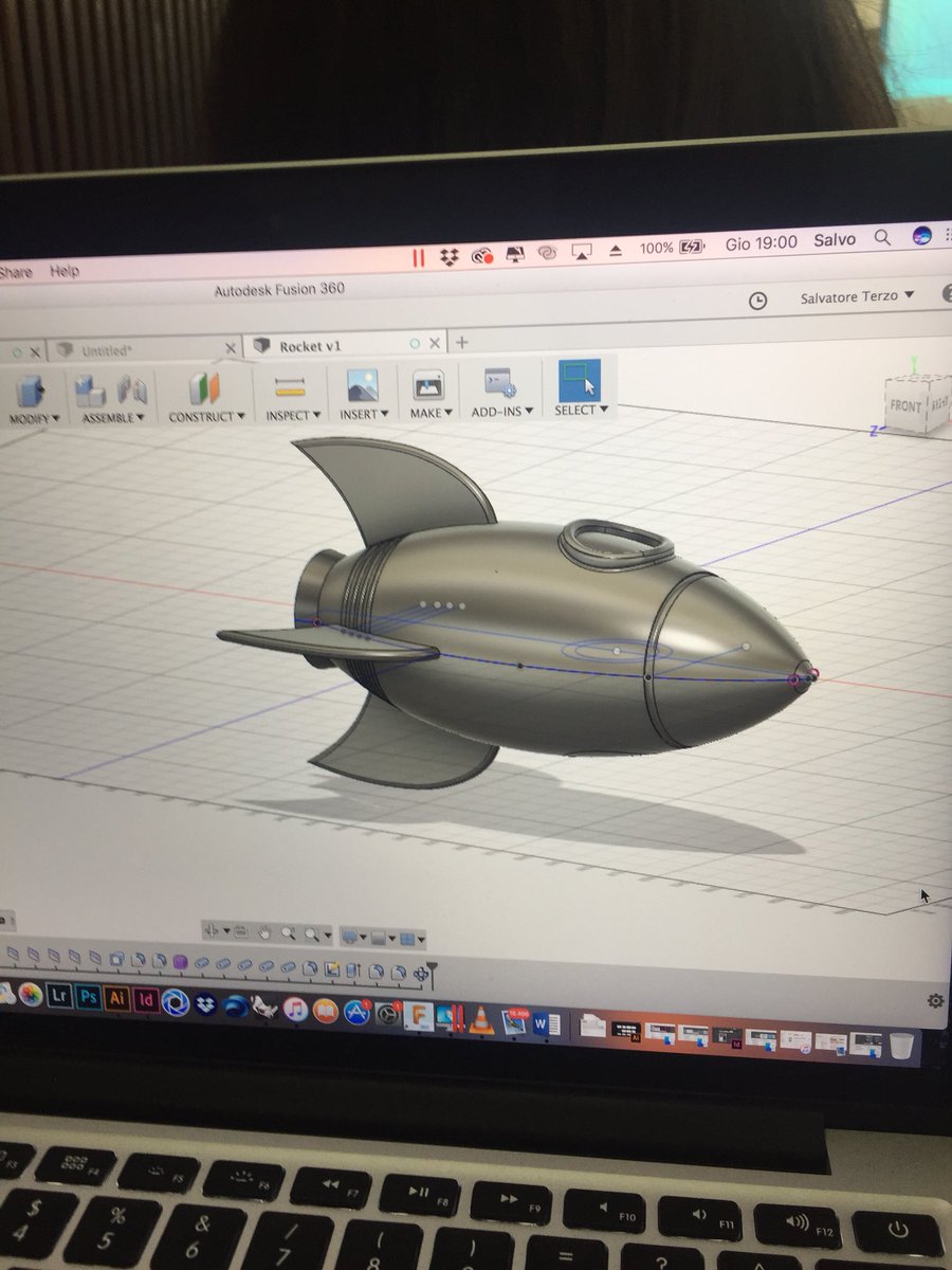 🚀 #fusion360 #unipa #autodesk #madeinfusion