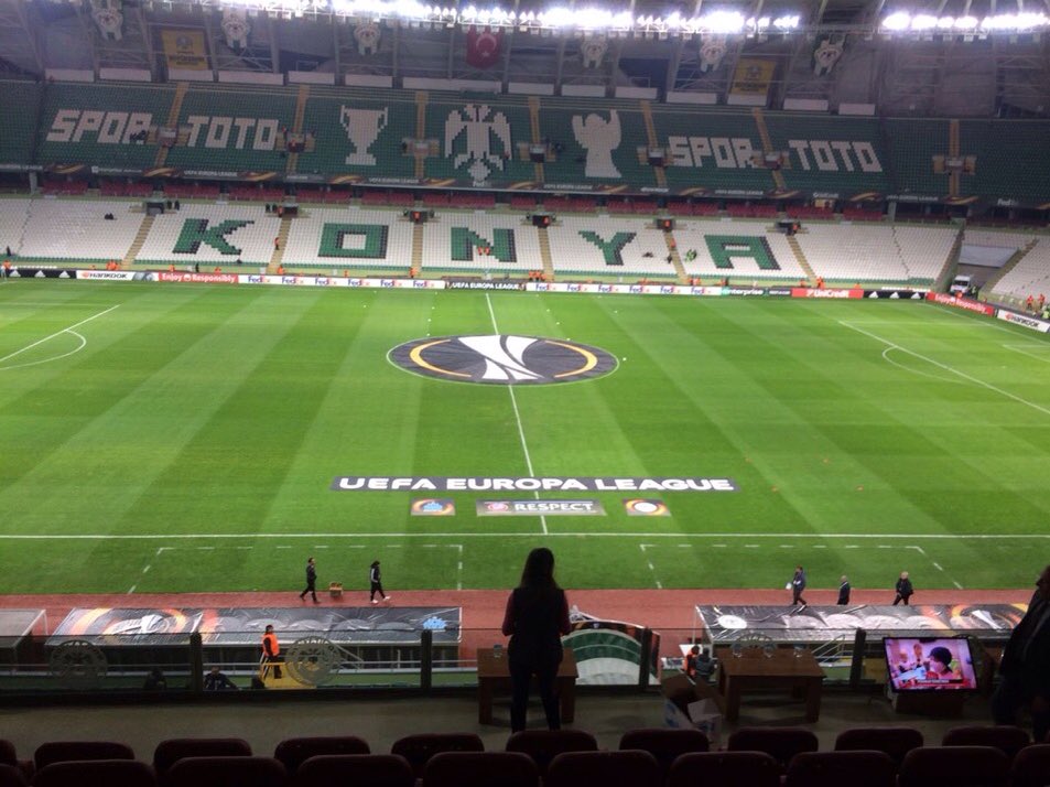 sporbord's tweet photo. CANLI | @EuropaLeague 'nde @konyaspor - @OM_Officiel maçı başlıyor. Haydi #Konyaspor. #UCL #EuropaLeague https://t.co/ezezW2h4kZ