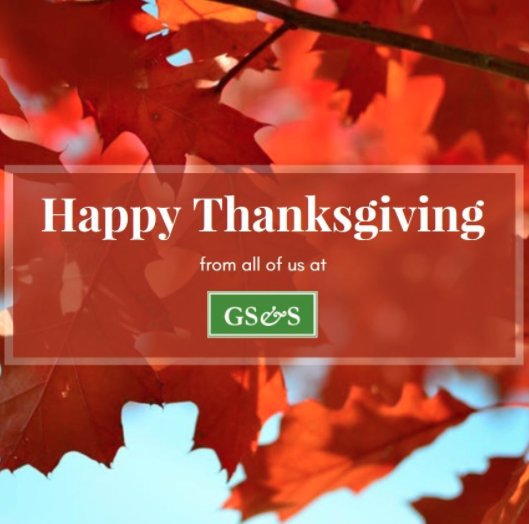 gssawning's tweet image. Happy Thanksgiving from all of us at GS&amp;amp;S Awnings! Wishing you all a wonderful holiday spent with loved ones. #Thanksgiving #GiveThanks