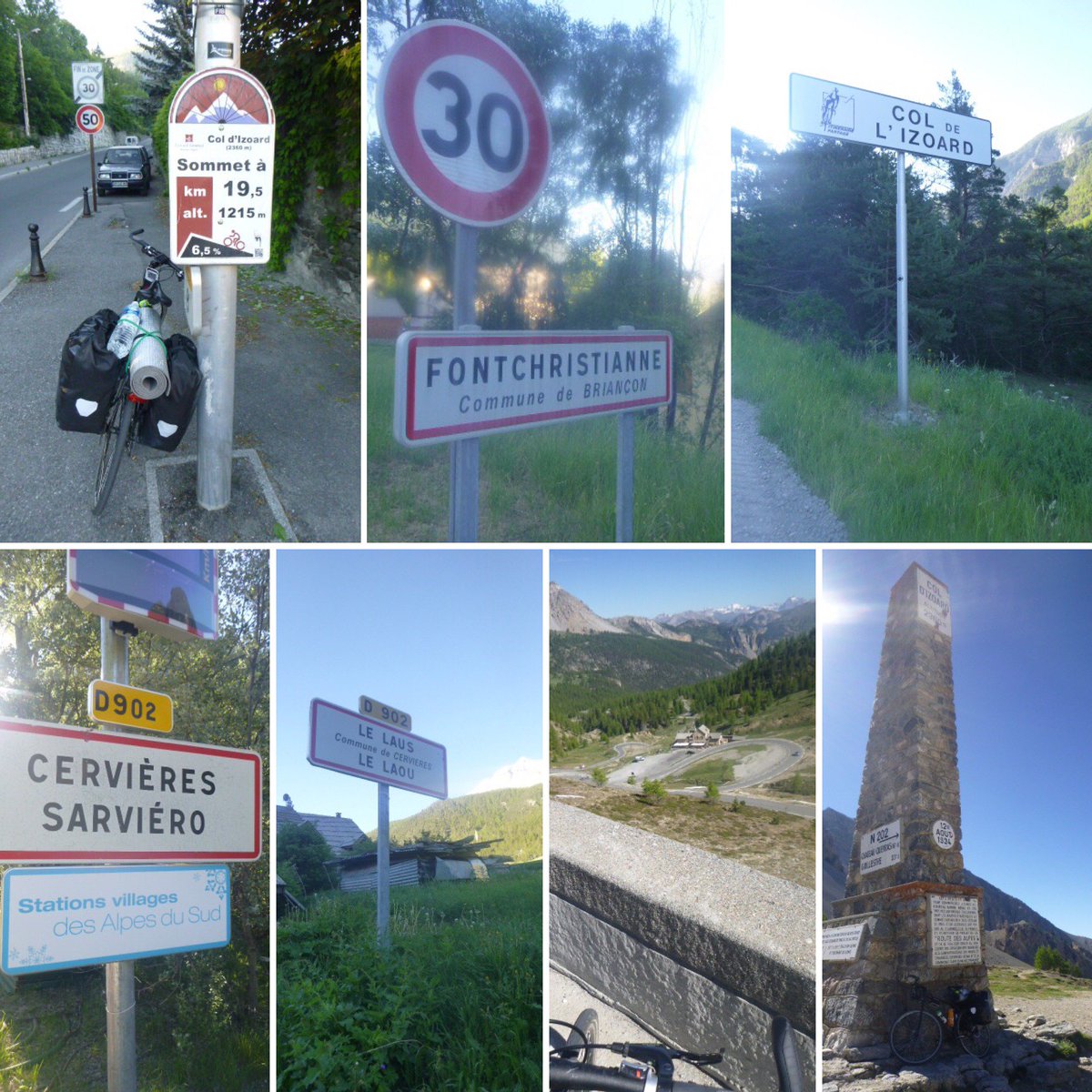shimmyingaround's tweet photo. Day 17 - Briancon - Jausiers - 58.5 miles - #ColdelIzoard #GorgesduGuil #Guillestre #Vars #ColdeVars #StPaulSurUbaye #Jausiers #UrbayeValley - Hot day ☀️- Camping Le Planet ⛺️- Pizza 🍕🍕🍕#routesdesgrandesalpes ❤️- Happy Tired and Content ☺️ https://t.co/UFrpL6t9r2
