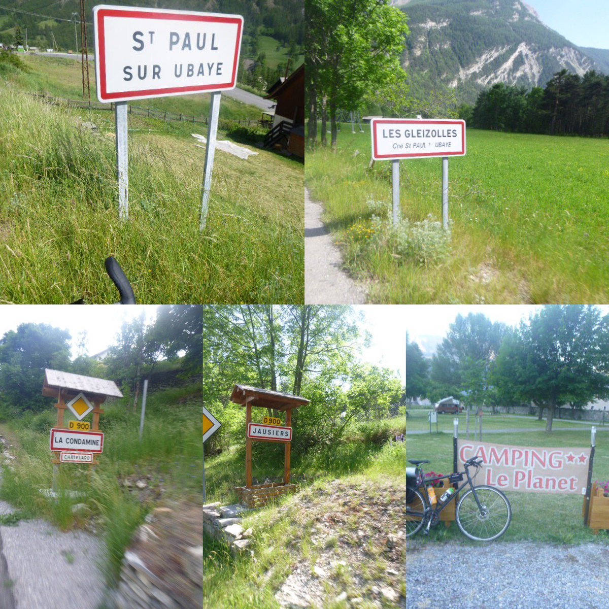 shimmyingaround's tweet photo. Day 17 - Briancon - Jausiers - 58.5 miles - #ColdelIzoard #GorgesduGuil #Guillestre #Vars #ColdeVars #StPaulSurUbaye #Jausiers #UrbayeValley - Hot day ☀️- Camping Le Planet ⛺️- Pizza 🍕🍕🍕#routesdesgrandesalpes ❤️- Happy Tired and Content ☺️ https://t.co/UFrpL6t9r2