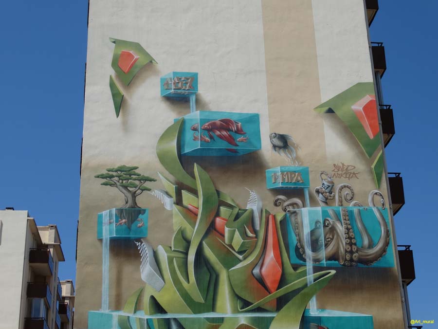 Art_mural's tweet photo. #Montpellier #Hérault #streetart fresque de #57Crew & #Sweo & #Nikita + ici : https://t.co/iNRkFTBtGt https://t.co/HLovuijfz3