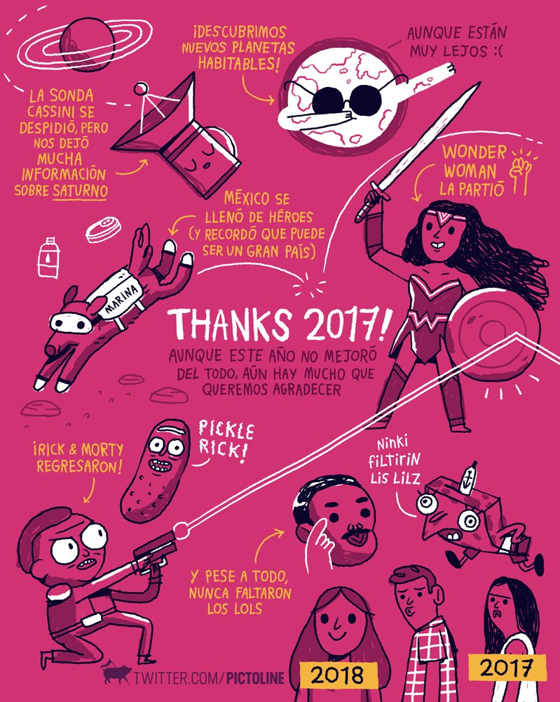 pictoline's tweet photo. Aunque 2017 no mejoró del todo, en este #ThanksGiving aún hay mucho que queremos agradecer 🙌 https://t.co/Ap1AleIYQw