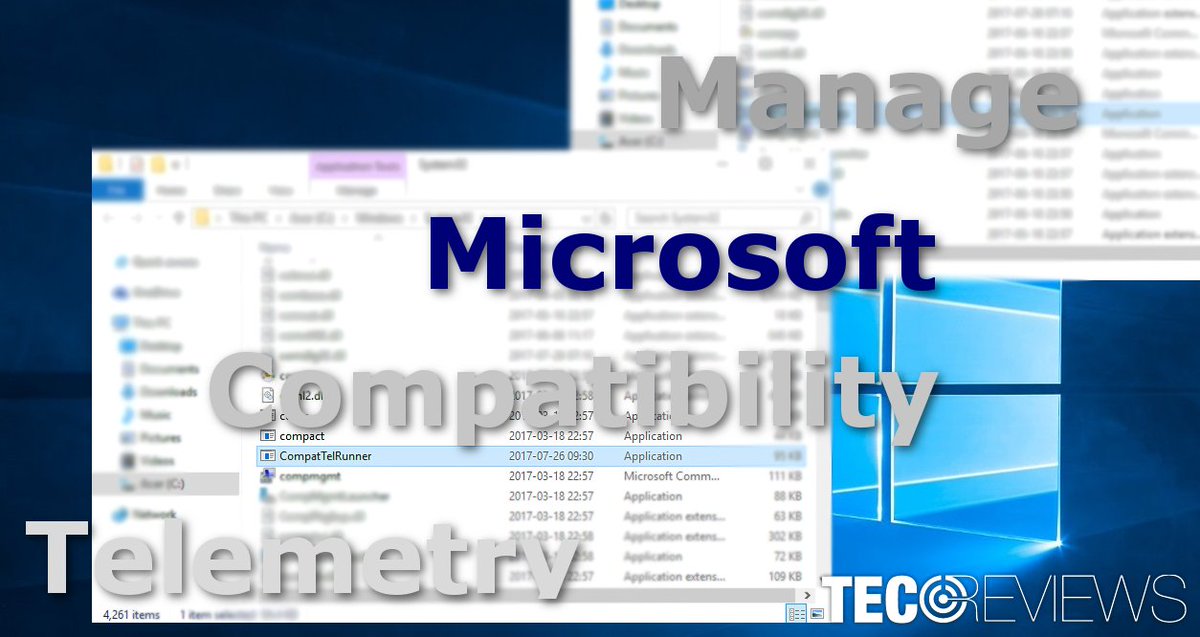 tecoreviews's tweet image. Lower your #CPU usage by getting rid of unnecessary file called "CompatTelRunner.exe", which is responsible for collecting statistical data from #Windows users and transmitting it to #Microsoft ow.ly/nWsL30gMgJu #infosec #tech