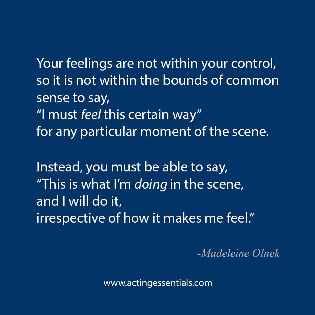 TOactingcoach's tweet photo. From "A Practical Handbook for the Actor."
Madeleine Olnek is a founding member of the Atlantic Theatre Company and a student of David Mamet and William H. Macy.
#actingessentials #acting #actor #actors #actorslife #actingtips#actingclass #actingcoach#actingcoaching#toronto#coach https://t.co/qDTbcrGIA2