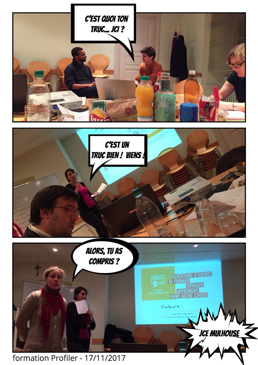 JceMulhouse's tweet photo. #PasDeCaEntreNous ... Mais, connaissez-vous la @JCE_France ? A Mulhouse avec la complicité de Saint-Louis et Strasbourg ça donne ça une soirée formation Profiler ;) #bénévolat #Association #AudaceJCEF #PacteCitoyen https://t.co/kvO0jXswmK