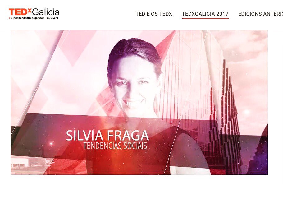 Silviafragap's tweet photo. Estoy especialmente encantada de participar en @TEDxGalicia el próximo 2/12. Espero transmitiros mi pasión por la investigación de #tendencias de consumo y estilos de vida. Los #milenials,   #neotrópicos, #slowfood, #EconomíaCircular...cuántas cosas podemos hacer!! #COOLHUNTING https://t.co/c8mkWUAYrh