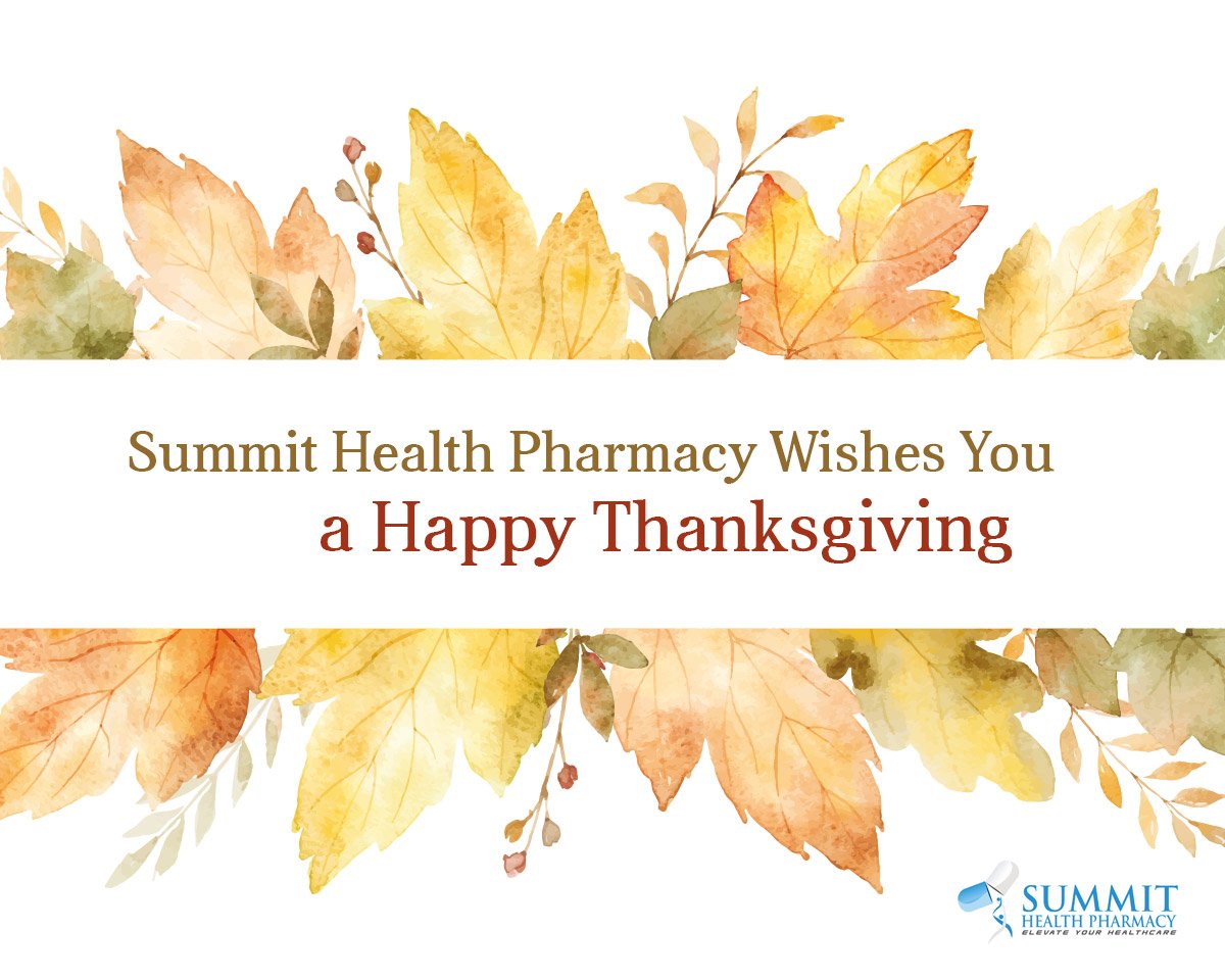 SummitHealthRX's tweet photo. From all of us at Summit, Happy Thanksgiving! https://t.co/GLZ1u9uXMK