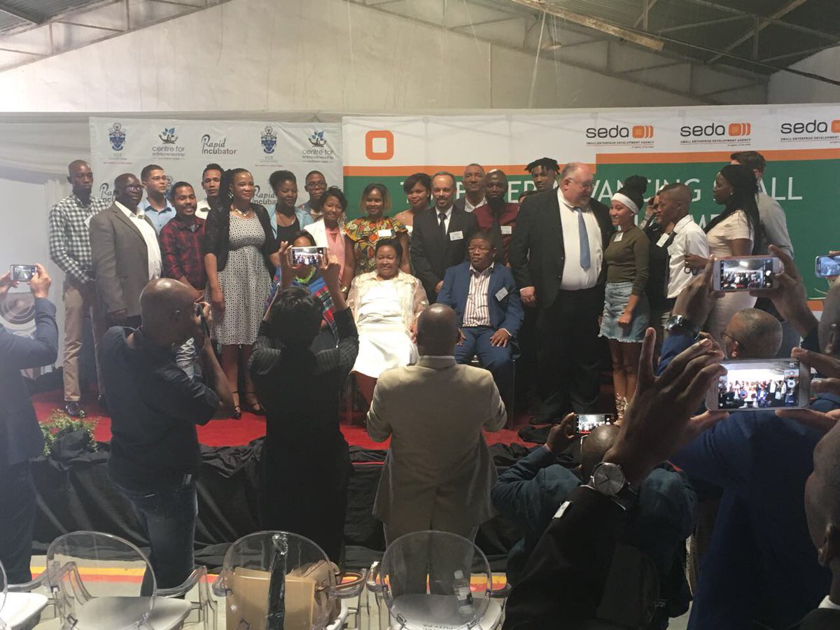 UpingtonCfE's tweet photo. Our Centre for Entrepreneurship &amp; Rapid Incubator was officially launched by Deputy Minister Nomathemba November today. https://t.co/YoyogMkYy8