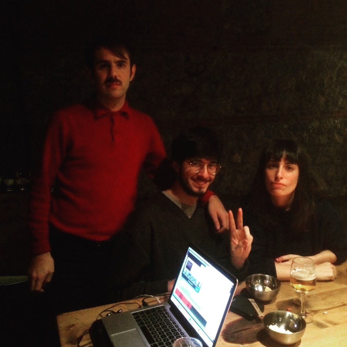 Rizoma Festival (@rizomafestival) on Twitter photo . <a href="/AdriaArbona/">Adrià Arbona Orero</a> de <a href="/LamalditaFilm/">La maldita primavera</a> in the darkness junto a Ángel de Súperbien.es y manager de @papa_topo junto a Alicia de <a href="/lasodiomazo/">Las Odio</a>. 👀#festivaleando #agujeroderizoma #acampadacineteca . <a href="/AdriaArbona/">Adrià Arbona Orero</a> de <a href="/LamalditaFilm/">La maldita primavera</a> in the darkness junto a Ángel de Súperbien.es y manager de @papa_topo junto a Alicia de <a href="/lasodiomazo/">Las Odio</a>. 👀#festivaleando #agujeroderizoma #acampadacineteca