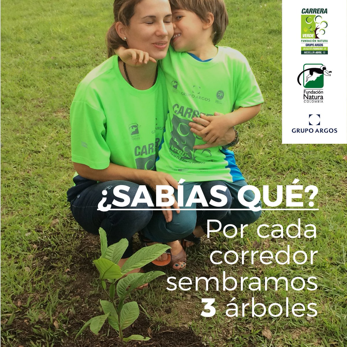 CarreraVerdeCol's tweet photo. La #CarreraVerdeColombia desde el 2015 tiene un compromiso con los bosques, en las tres versiones hemos sembrado 84 mil árboles 🌳🌳🌳

En el 2018 tú puedes correr y sembrar, inscríbete https://t.co/rZ8orvaik5 https://t.co/v7nIK7TvTW