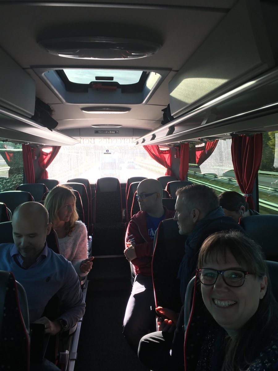 Innovative start up companies got into the bus and went to Norway for demonstrating products.