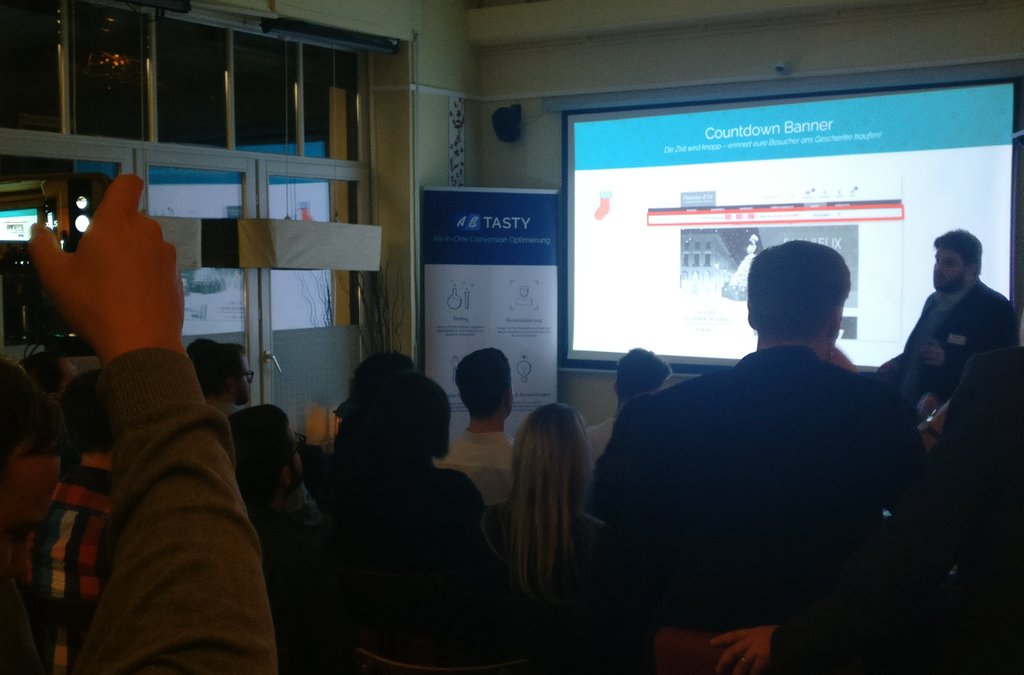 juliencrochet's tweet photo. #Conversion case studies, best practices &amp; tips shared by ConversionConsult and @ABTasty_DE in #Cologne #conversiongettogether https://t.co/UPN577KhZ7