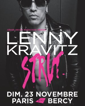 LKravitzOnline's tweet photo. #TBT 23Nov2014 #StrutTour s’arrêtait à #Bercy #Paris pour la 1ère date française. Ce concert a été capté pour le DVD #justletgo. 
Le #frenchboard y était. Et vous?
#LKONLINE #LKFrenchboard #LennyKravitz #strut https://t.co/BzPJaBUcnQ