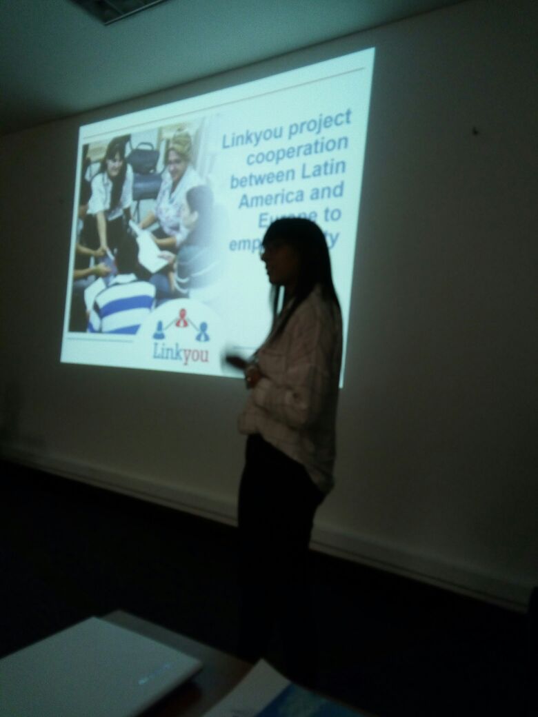 Interucn's tweet photo. @SoyUCN y @UniJaveriana en el encuentro colombiano de proyectos CBHE de Erasmus + en el marco de LACHEC; expusimos @LinkYou_Project https://t.co/paVGDRFDB6