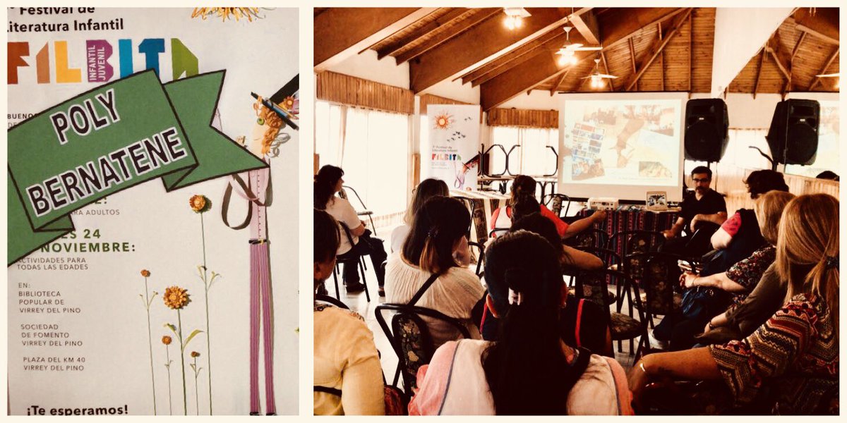 #Ahora en #VirreydelPino el #Filbita sigue con tres talleres: de poesía por Cecilia Pisos, de narrativa por Mario Méndez y de recursos gráficos narrativos por Poly Bernatene