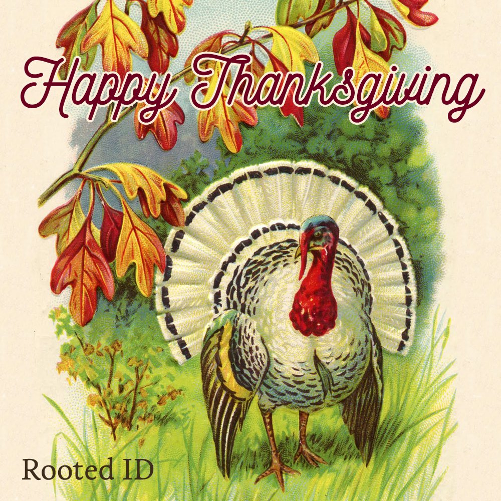 RootedID's tweet photo. Our staff is enjoying time with friends and family today and tomorrow. We certainly hope that you are doing the same! 😊 https://t.co/LZCoEl0xFY