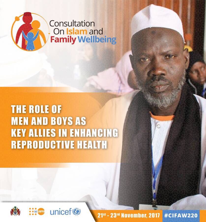 UNFPA's tweet photo. RT if you agree that men and boys have an active role to play in efforts to protect the health and rights of women and girls. #CIFAW220 https://t.co/fEY26nr7xP