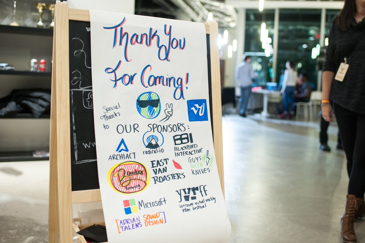 VRVancouver's tweet photo. Did anyone noticed the @VuVancouver Easter Egg at #VRdiversity? CVR has officially been re-branded to Vu: Defy Reality! We're looking forward to the new industry-focused approach!!! Way to go @AnneMarieEnz and the @ArchiactVR team! 🙌 https://t.co/KeahQD4X6n