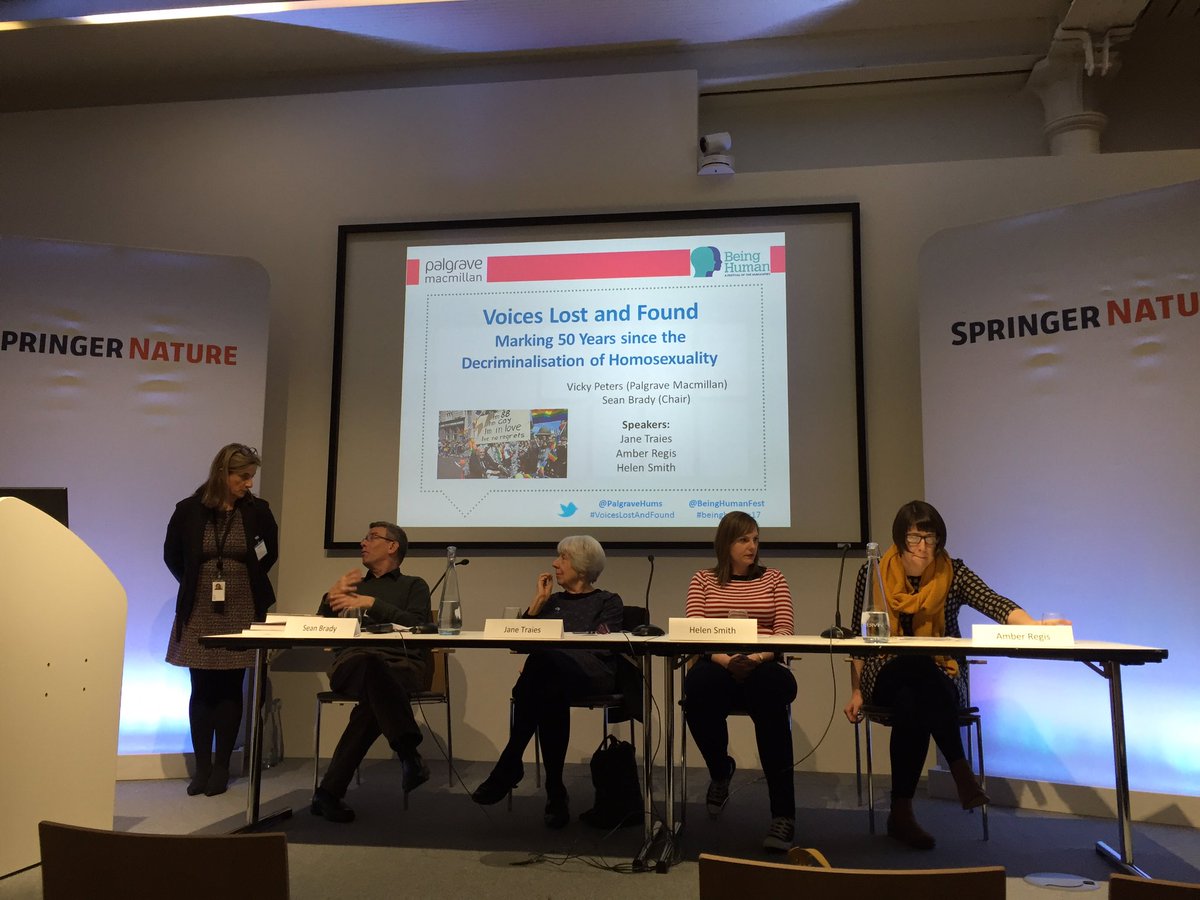 PalgraveHums's tweet photo. The stage is set! Very excited for #VoicesLostandFound to begin @BeingHumanFest #BeingHuman17 https://t.co/ZDYAPgbMnh