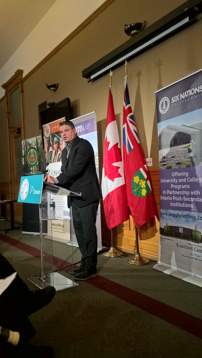 ChiefDeanRoy's tweet photo. @ChiefDay speaks at the AIC announcement and reception at Legislative Assembly of Ontario https://t.co/3EQvBs9YT5