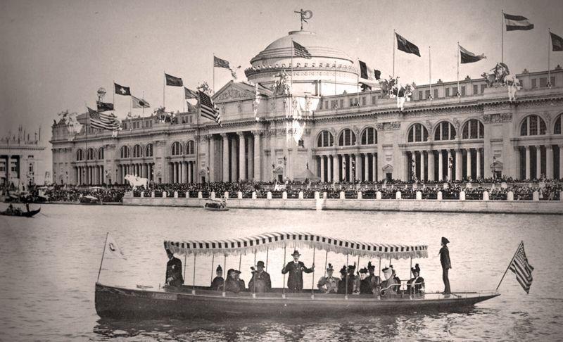 ElcoMotorYachts's tweet photo. Elco debuted at the 1893 Worlds Fair in Chicago - more than a million passengers rode the waterways on Elco electri… https://t.co/eopT7Mwdsf https://t.co/JiMDu526qS