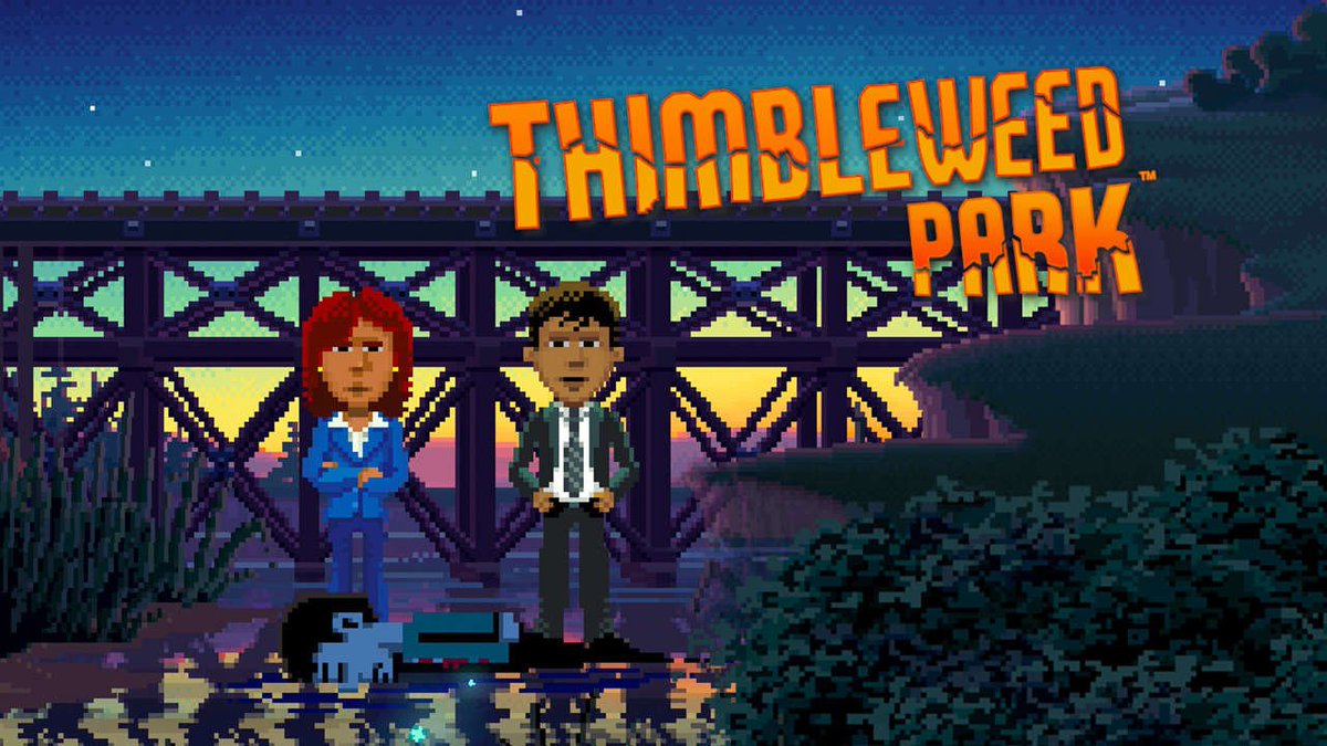 CronoNatsuga's tweet photo. Toute l'aventure Thimbleweed Park disponible ici: https://t.co/ROStbHpJre
Retrouvez l'ensemble des lives sur le jeu directement sur ma chaîne twitch. Bon visionnage. #ThimbleweedPark #Replay #TwitchCollection #PointAndClick https://t.co/PoT99Y5dVH