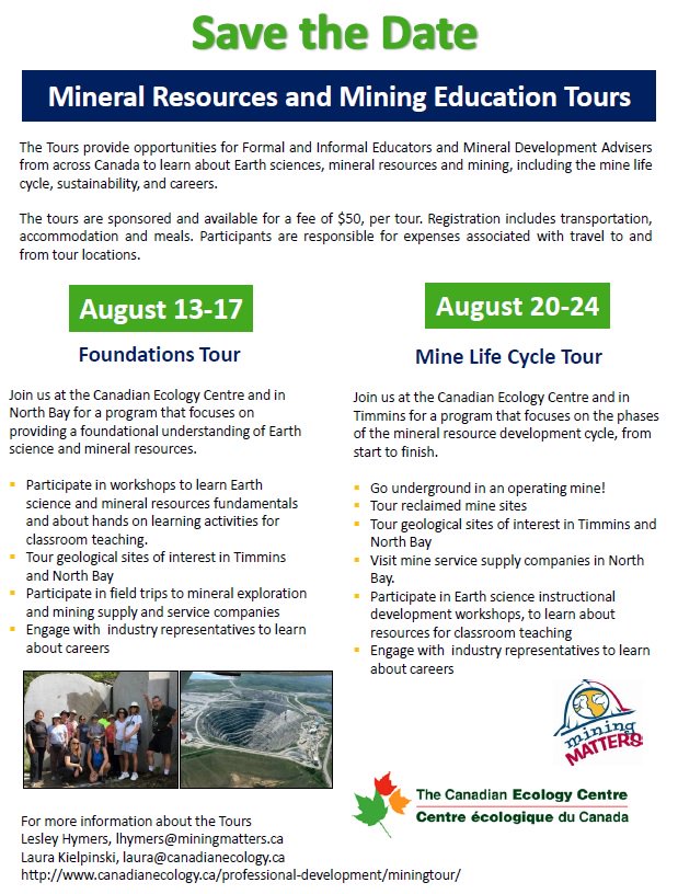MiningMattersCA's tweet image. SAVE THE DATE! Registration opens in January 2018.