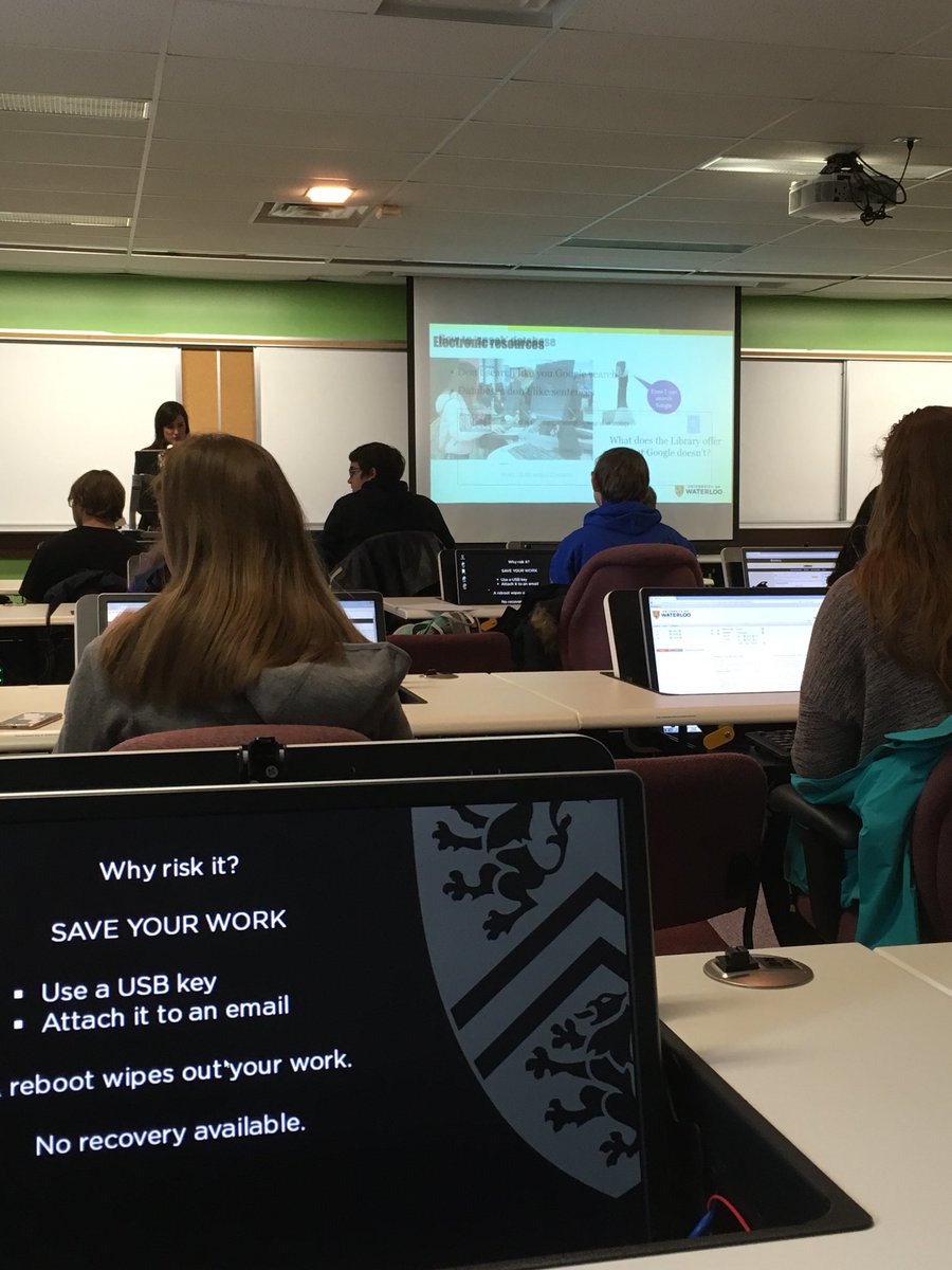 JocAuger's tweet photo. @BGCDSB @SHHSCrusaders ENG4U1 literary essay research trip, to the library @UWaterloo #comparativeessay #learning #databases https://t.co/IRiBWBqN7n