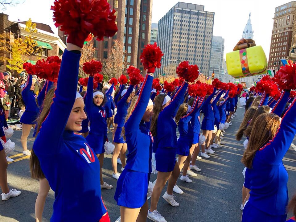 VarsitySpirit's tweet photo. Happy Thanksgiving from all of the Varsity Spirit All-Americans performing today at #VarsityPhilly, #VarsityHouston and #VarsityOrlando! https://t.co/bhPnpGk4nc