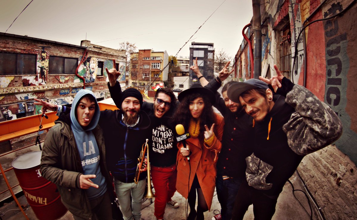 BTVBucharest's tweet photo. #OHelloHello // Stay tuned for "A shot of energy" via #Suburbia11 live on the balcony // Tomorrow #Ska #Reggae #Punk #BalconyTv #Bucharest https://t.co/LQTkLfRluk